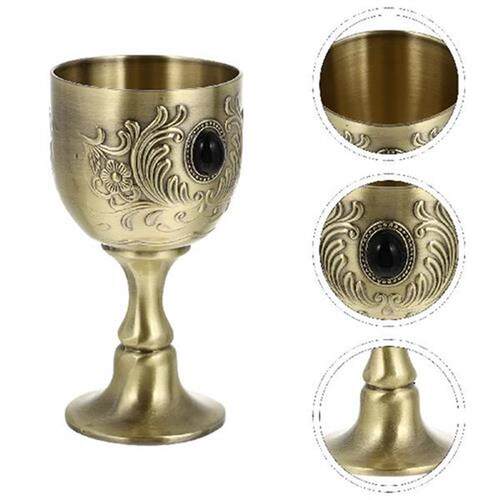 Cup Chalice Goblet Glasses Vintage Metal Goblets Champagne