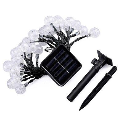 50 LEDs 10m Crystal Ball Solar Light Outdoor String Lamps