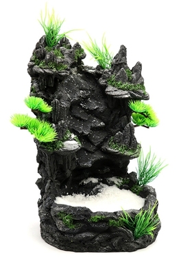 Mountain View Decor Sand Waterfall Fish Tank Decoration No