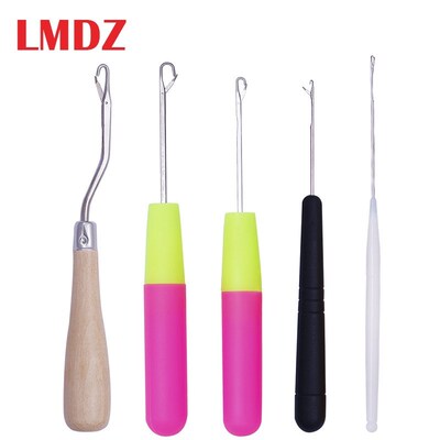 5Pcs/Set Braiding Latch Hook Crochet Hook Set Plastic Croche