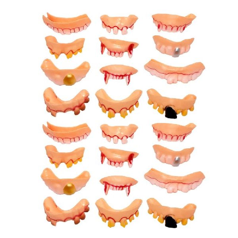Teeth Fake Halloween Costume Fangs Ugly Werewolf False