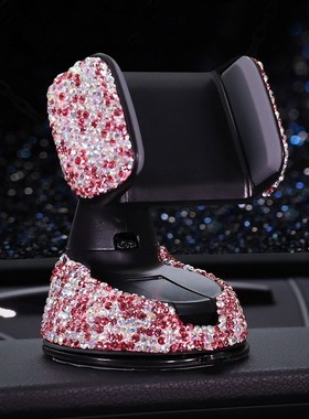 Crystal Rhinestones 360 Degree Car Phone Holder for Car Dash