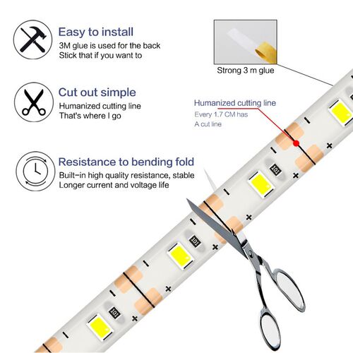 2835 Led Strip Light with Usb Human Body Intelligent Sensor