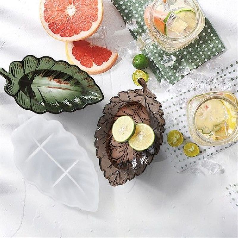 Promotion! Leaves Silicone Mould Tray Epoxy Resin Moulds