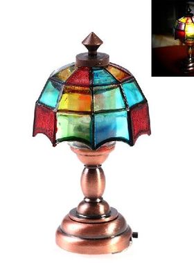 2022 New 1/12 Dollhouse Miniature Vintage Colored Shade