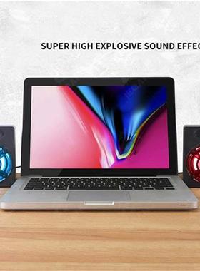 USB Wired Computer Speakers Deep Bass Sound Box Speaker For