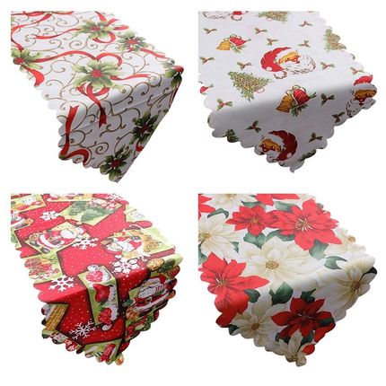 Christmas Table Flag Tablecloth Table Runner Christmas Ornam