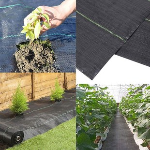 Landscape Mat Barrier Sheet Weed Cover Fabric Garden Ground