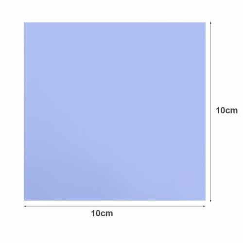 100x100mm 0.5mm Silicone Thermal Pad Sheet Computer CPU Grap
