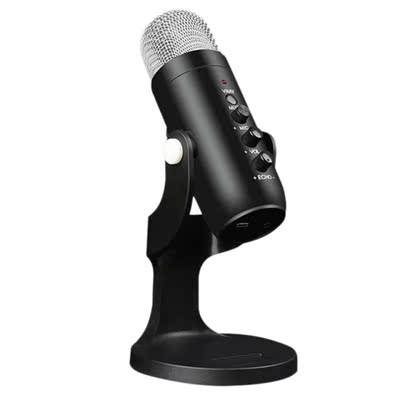 USB Condenser Microphone for PC/Micro/Mac/Android with Noise