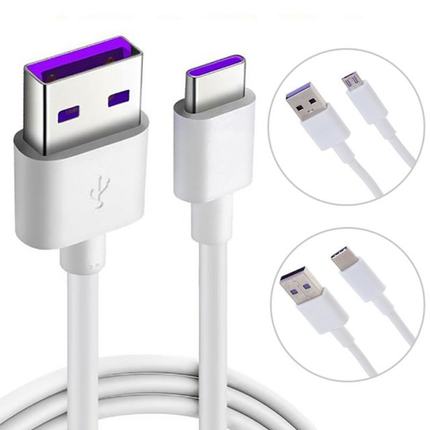 5A Micro USB/Type-c Cable Fast Charge Cable Sync Data Androi
