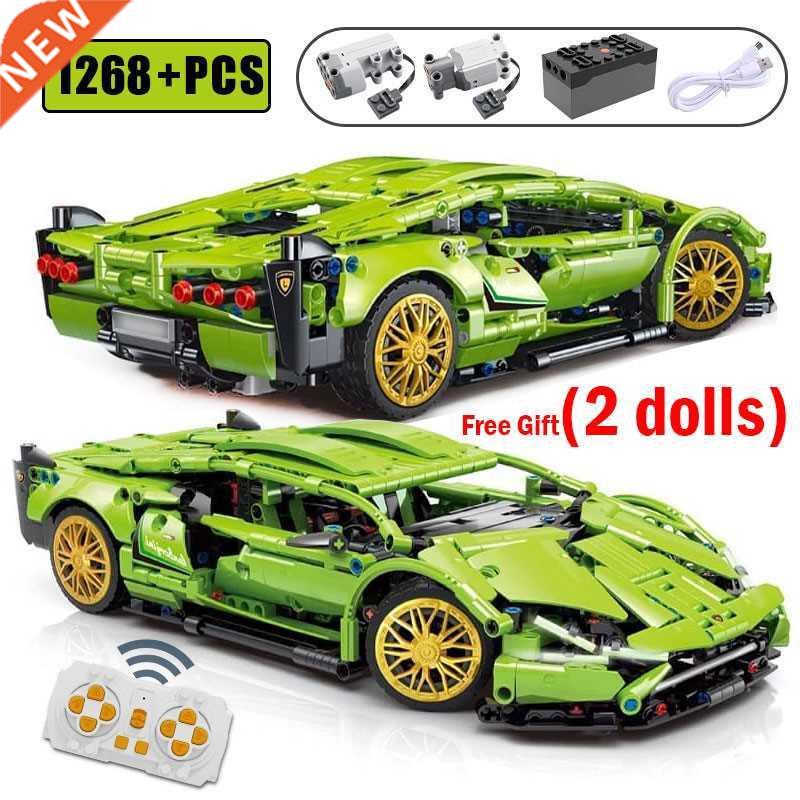 Super Racing Sports Technical Car Model Building Blocks 4211