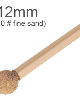 6 Handle Brazed Diamond Grinding Head 12mm 100# Fine Sand St