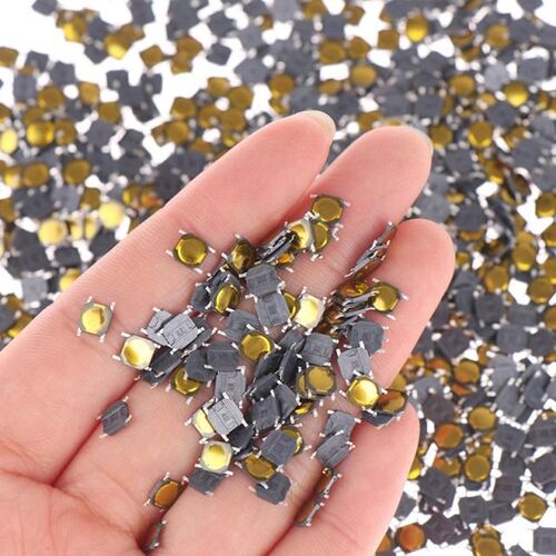 1000pcs/lot touch switch 4*4*0.8mm 4 PIN Metal Tactile 12V 0