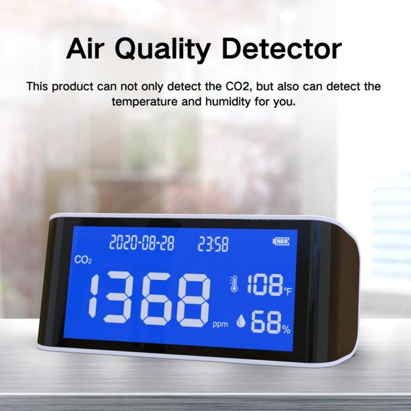 DM69 H 400~5000ppm CO2 Detection Scope CO2 Meter Smart Home