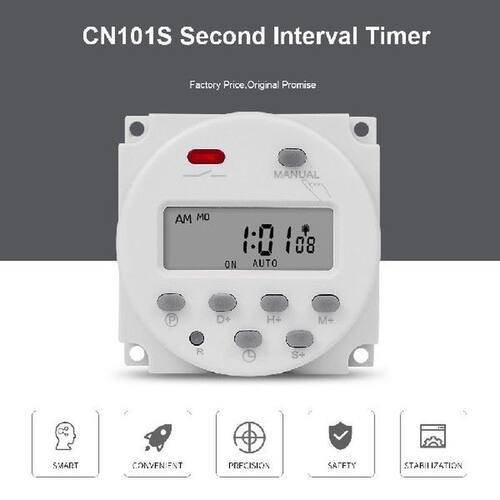Gaqqee 1 Second Interval 12V 24V 110V 220V Digital LED