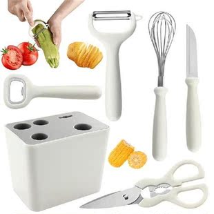 6 Pcs Kitchen Tool Set Professional Chef Knives Set For