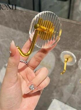 1pc Acrylic No Punching Hanging Wall Coat Hanger Wall Hook