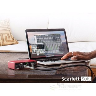 Scarlett Solo (3rd gen) USB Audio Interface with Microphone