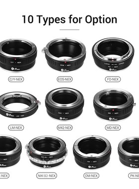Fikaz LM/M42/NIKONG/NIK/MD/FD/PK/CY/EOS/OM-NEX Len Adapter R