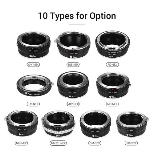 Fikaz LM/M42/NIKONG/NIK/MD/FD/PK/CY/EOS/OM-NEX Len Adapter R
