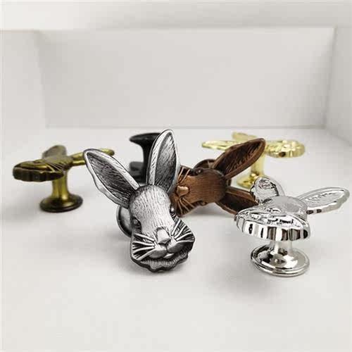 Nordic Style Rabbit Shape Cabinet Door Handle Cupboard