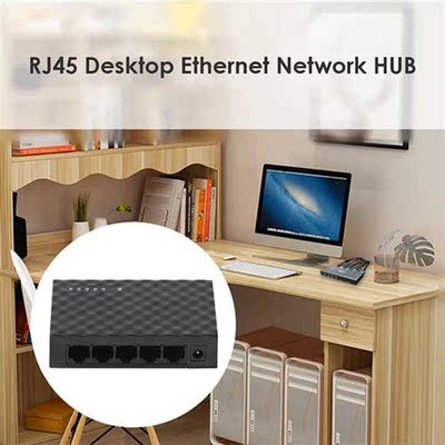 10/100/1000Mbps 5 Port Gigabit Switch RJ45 Desktop Ethernet