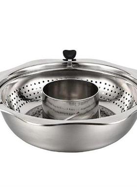 Stainless Steel Casserole Rotating Pot With Lifting