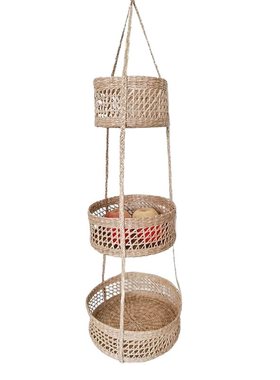 Woven Fruit Basket Boho Fruit Hanger As A Fruit Hammock For