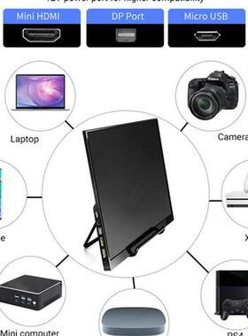 4K 15.6 Portable Monitor IPS LCD Screen 3840x2160 HD for PC