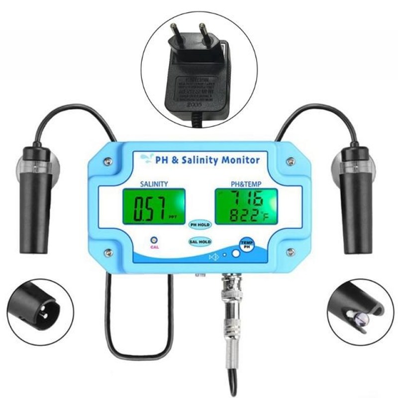 Newest PH-2987 3 in 1 Multi-parameter PH/Salinity/Temperatur