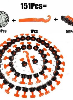 151pc Reusable Tile Leveling System Dips Wall Floor Tile Lay