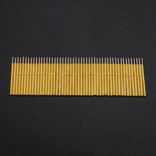 50pcs Gold Plated P75-B1 Spear Spring Loaded Test Probes Pog
