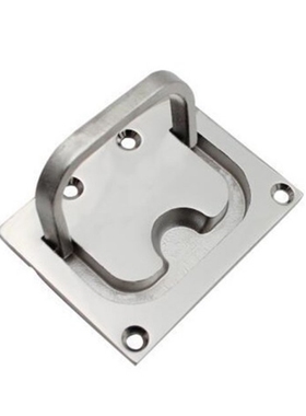 Square Flush Pull Ring Handles Recessed Boat Hatch Latch Cab