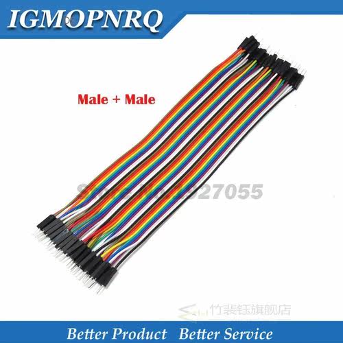 40PCS Dupont Line 20CM  Male to Male  Dupont Wire Cable For