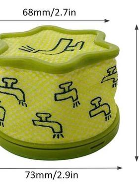 4 PCS Vacuum Replacement Pre Filter with Brush Compatible fo