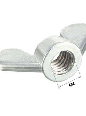 20pcs Wing Nuts M4 M5 M6 M8 Butterfly Nut Zinc Plated Twisti