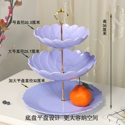 European contracted multilayer fruit bowl melamine imitation