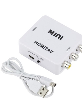 HDMI2AV Video Converter HD 1080P HDMI-compatible To RCA