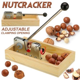 NEW Adjustable Nutcracker Nut Tongs Walnuts Heavy Duty Macad