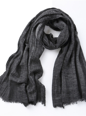 Japanese Style Bufandas Solider Color Scarf Spring Autumn Wa