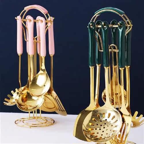 Nordic 7Pcs Kitchen Utensil Set Stainless Steel Cooking