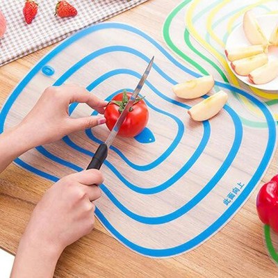Kitchen Accessories Chopping Board Food Grade Plastic transp