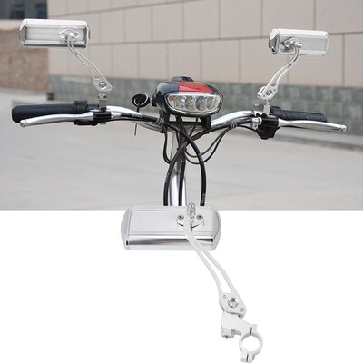 Bicycle-Accessories Bike-Handlebar-Mirror Retroreflector Rot