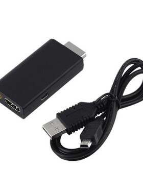 Portable PS2 to HDMI Audio Video Converter Adapter AV HDMI C