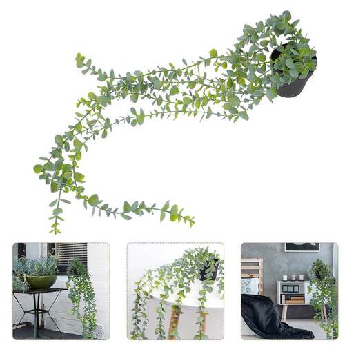 Artificial Potted Plant Small Faux Hanging Plants Fake