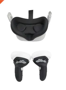 For Oculus Quest 2 VR Gaming Headset Face Mask Pad Controll