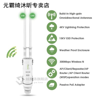 Wavlink 3in1 Wireless Relay Repeater WN570HN2 Wifi Extender