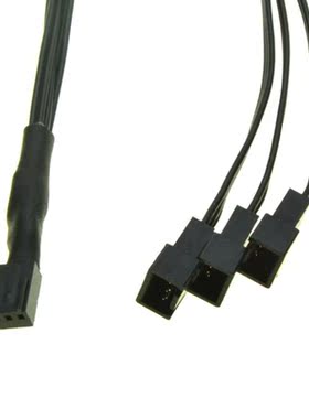 12V 3Pin Fan PWM 1 to 3 way Power supply Extension Cable Y S