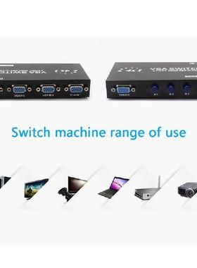 VGA Video Switch 4 IN 1 OUT 4 Hosts 1 Display 4 Way share